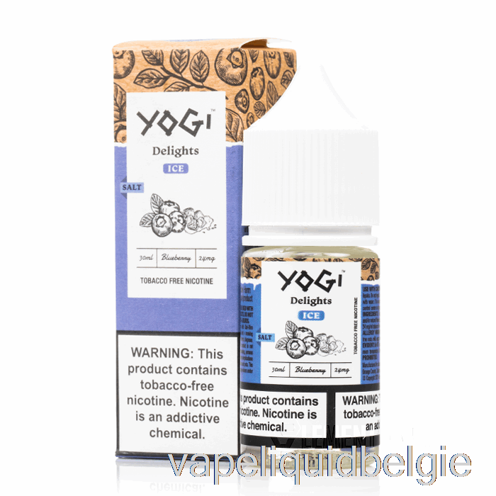 Vape België Bosbessenijszouten - Yogi Lekkernijen - 30ml 24mg